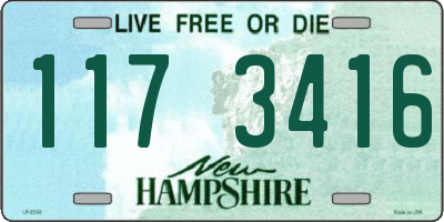 NH license plate 1173416