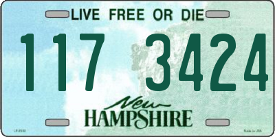 NH license plate 1173424
