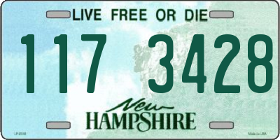 NH license plate 1173428