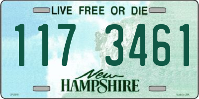 NH license plate 1173461