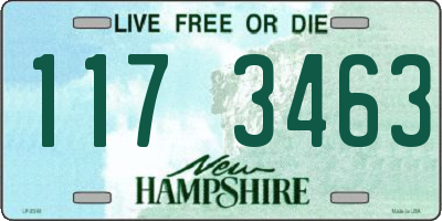 NH license plate 1173463