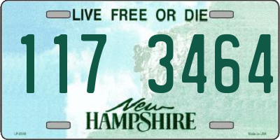 NH license plate 1173464