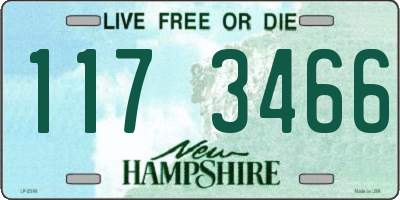 NH license plate 1173466