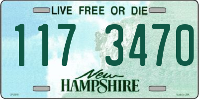 NH license plate 1173470