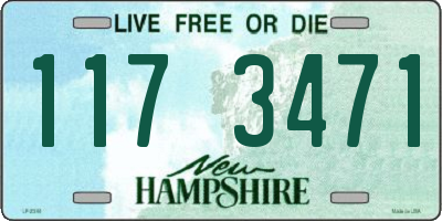 NH license plate 1173471