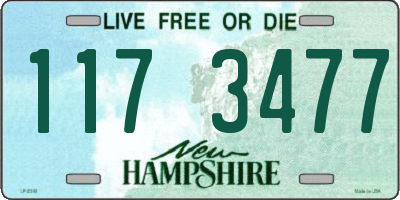 NH license plate 1173477