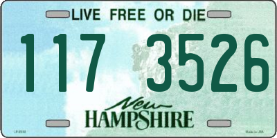 NH license plate 1173526