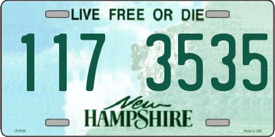 NH license plate 1173535