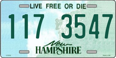 NH license plate 1173547