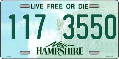 NH license plate 1173550