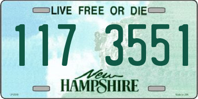 NH license plate 1173551