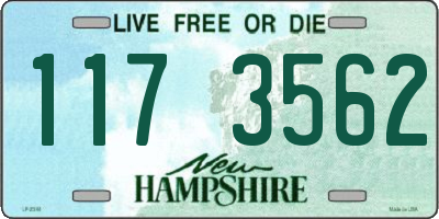 NH license plate 1173562