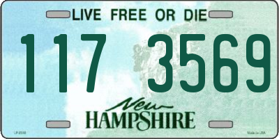 NH license plate 1173569