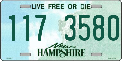 NH license plate 1173580