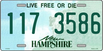 NH license plate 1173586