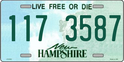 NH license plate 1173587