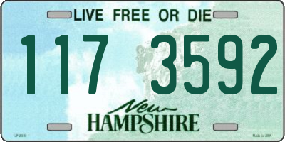 NH license plate 1173592