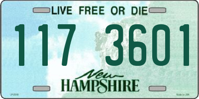 NH license plate 1173601