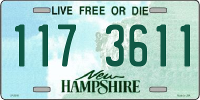 NH license plate 1173611