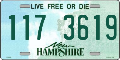 NH license plate 1173619