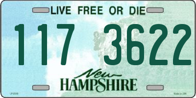 NH license plate 1173622