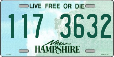 NH license plate 1173632