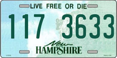 NH license plate 1173633