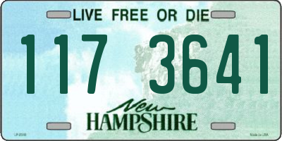 NH license plate 1173641