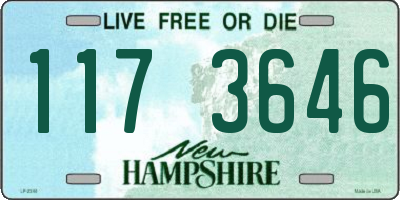NH license plate 1173646