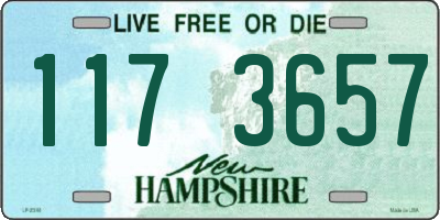 NH license plate 1173657