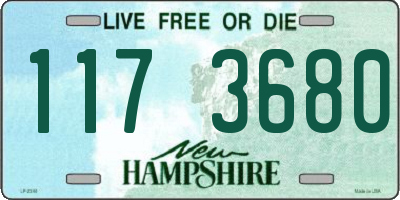 NH license plate 1173680