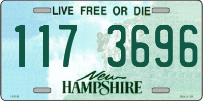NH license plate 1173696