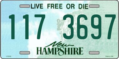 NH license plate 1173697