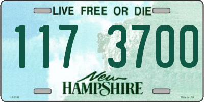 NH license plate 1173700