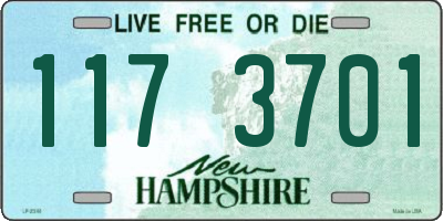 NH license plate 1173701
