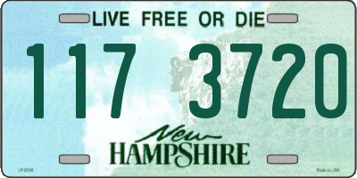 NH license plate 1173720