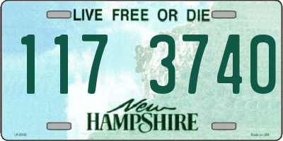 NH license plate 1173740