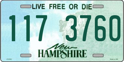 NH license plate 1173760