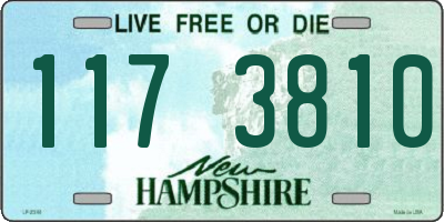 NH license plate 1173810