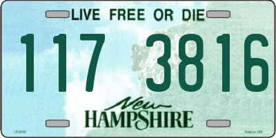 NH license plate 1173816