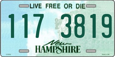 NH license plate 1173819