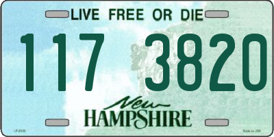 NH license plate 1173820
