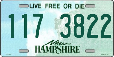 NH license plate 1173822