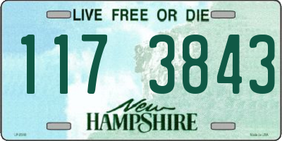 NH license plate 1173843