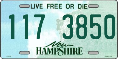 NH license plate 1173850