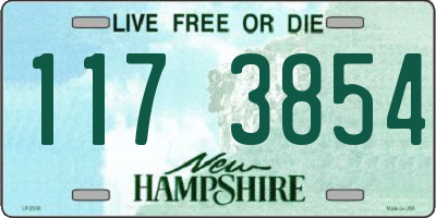 NH license plate 1173854
