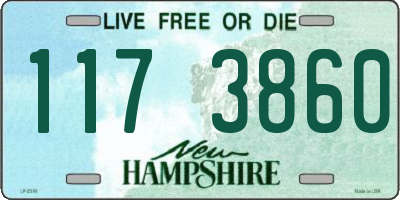 NH license plate 1173860