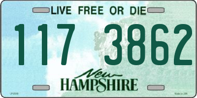 NH license plate 1173862
