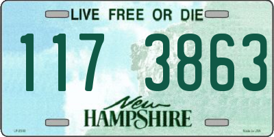 NH license plate 1173863