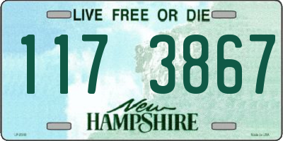 NH license plate 1173867